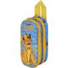 Disney Il Re Leone Hakuna-Astuccio 3D Doppio, Blu, 22 x 9,5 cm