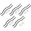 No 10 Pz Guide Telaio Nel Acciaio Per SCX10 90027 SCX10 II 90046 90047 R6866