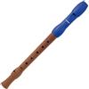 Hohner B95832 Wood Plastic Blu German Flauto Soprano Diteggiatura Tedesca con...