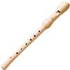 Hohner B9533 German Natural Flauto Dolce Soprano Diteggiatura Tedesca con Cus...