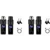 No 2X Convertitore per Microfono UHF XLR Ricaricabile Trasmettitore e Ricevit3893
