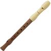 Hohner B95830 Wood Plastic Yvory German Flauto Soprano Diteggiatura Tedesca c...