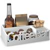 SODIAL Scatola di Stoccaggio per Caffè Separata Organizzatore per Caffè da Casa G8F2