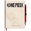 Grupo Erik One Piece Taccuino A5 con Penna Proiettore | Quaderno Appunti | 192 Pagine a Righe, Copertina Rigida, Diario Personale, One Piece Gadget