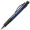 FABER-CASTELL - Portamine GRIP PLUS 0,7 mm blu metallizzato | Zona di presa ergonomica a tre lati, gomma extra grande e mina anti-rottura per un elevato comfort di scrittura
