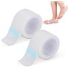 Agatige 2 Rolls Adesivo Del Tallone, Impermeabili Cuscinetti per Protezione Adesiva, Protezione Tallone Silicone Patch Di Scarpe Con Tacco Alto, Nastro Stick Vesciche Piedi per Signora per Uomo (Trasparente)