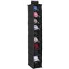 QIUPFGUT Organizer Armadio da Appendere, Ripiani per Armadio Interno, Organizer per Armadio, Organizzatore Pieghevole, Portatutto con 10 Scomparti, Per Cappello, Calze, Mutande, Asciugamani
