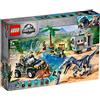 LEGO Jurassic World Faccia a Faccia con Il Baryonyx: Caccia al Tesoro, Playset con Dinosauri e Fuoristrada Buggy Giocattolo, 75935
