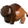 EUGY 045 Bisonte. Eco-Friendly 3D Paper Puzzle