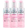 L'Oreal Paris L'Oréal Paris Elvive Glycolic Gloss Siero Senza Risciacquo con Acido Glicolico per Capelli Spenti e Porosi Lucentezza Intensa e Duratura - 3 flaconi da 150 ml