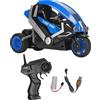 Gistuch 1:8 RC deriva moto ad alta velocità 3 raded telecomando acrobazia per bambini all'aperto blu