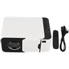 Gistuch Mini proiettore 4K HD con correzione trapezoidale, Bluetooth 5.4, messa a fuoco automatica, portatile, ideale per home cinema, compatibile con Android 13, spina europea