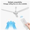 OEM Centralina di comando a distanza per ventilatori da soffitto - Telecomando per ventilatori - Facile da usare - Trasmettitore ad alta risoluzione - 14 x 12 x 3 cm - Bianco