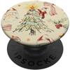 Christmas Tree Floral Grip Holder Christmas Tree Floral PopSockets PopGrip Adesivo