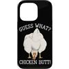 Funny Chicken Butt Joke Meme Gifts Men W Custodia per iPhone 13 Pro Indovina cosa pollo culo umorismo amante del pollo divertente