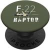 F-22 Raptor Airplane Enthusiasts Gifts Airplane Raptor F-22, Uomo, Donna PopSockets PopGrip Adesivo