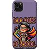 100 Days School Teacher Apparel Custodia per iPhone 11 Pro Max 100 giorni di insegnante di design scolastico Ritorno a scuola