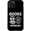 Funny Newfoundland And Book Design Custodia per iPhone 11 Pro Libri E Terranova Divertente Terranova