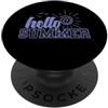 vacation recreation sea camping summer r Ciao Vacanze Estive al Mare PopSockets PopGrip Adesivo