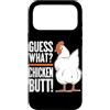 Funny Chicken Butt Joke Meme Gifts Men W Custodia per iPhone 17 Pro Max Indovina cosa pollo culo umorismo amante del pollo divertente