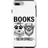 Funny Tibetan Spaniel And Book Designs Custodia per iPhone 7 Plus/8 Plus Libri E Tibetan Spaniel Divertente Tibetan Spaniel