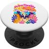 Beach Bum Life Beach Therapy Retro Estate Vacanza PopSockets PopGrip Adesivo