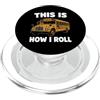 School Bus Route Humor This Is How I Roll Funny School Bus Driver Design PopSockets PopGrip per MagSafe