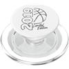 Sporty Birthday Party Supply for Basketb Anno di nascita in stile basket anni '90 in edizione limitata retrò 2019 PopSockets PopGrip per MagSafe