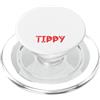 Tippy Cat Name GIfts With Coffee Tippy Gifts All I Need Is Coffee Cat Named Tippy PopSockets PopGrip per MagSafe
