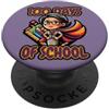 100 Days School Teacher Apparel 100 giorni di insegnante di design scolastico Ritorno a scuola PopSockets PopGrip Adesivo