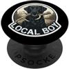 Local Boy Black Lab Shed Hunting Antler Local Boy Black Lab Shed Caccia Antler Retriever Dog Hunter PopSockets PopGrip Adesivo