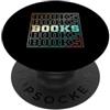 Reading book hobby shelf library smart e Libri che l'hobby più intelligente sta leggendo PopSockets PopGrip Adesivo