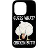 Funny Chicken Butt Joke Meme Gifts Men W Custodia per iPhone 15 Pro Indovina cosa pollo culo umorismo amante del pollo divertente