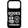 Funny Newfoundland And Book Design Custodia per iPhone 17 Pro Libri E Terranova Divertente Terranova