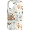 Cozy Countryside Farm Life Design Studio Custodia per iPhone 16 Piglet Baby Capra Coniglio Cottagecore Giardino Fattoria Art