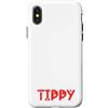 Tippy Cat Name GIfts With Coffee Custodia per iPhone X/XS Tippy Gifts All I Need Is Coffee Cat Named Tippy