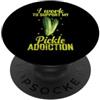 pickle lover funny food cucumber humor p Divertente sottaceto dipendenza amante dei cetrioli PopSockets PopGrip Adesivo