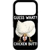 Funny Chicken Butt Joke Meme Gifts Men W Custodia per iPhone 17 Pro Indovina cosa pollo culo umorismo amante del pollo divertente