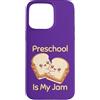 Peanut Butter Jelly School Lunch Favorit Custodia per iPhone 15 Pro Max Preschool Is My Jam Cute Student Burro di arachidi e gelatina