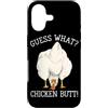 Funny Chicken Butt Joke Meme Gifts Men W Custodia per iPhone 17 Indovina cosa pollo culo umorismo amante del pollo divertente