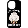 Funny Chicken Butt Joke Meme Gifts Men W Custodia per iPhone 15 Pro Indovina cosa pollo culo umorismo amante del pollo divertente