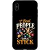 Pool Player Family Gifts Custodia per iPhone XS Max Battere le persone con un bastone Biliardo divertente giocatore di biliardo