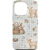 Cozy Countryside Farm Life Design Studio Custodia per iPhone 13 Pro Piglet Baby Capra Coniglio Cottagecore Giardino Fattoria Art