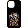 Pool Player Family Gifts Custodia per iPhone 13 Pro Max Battere le persone con un bastone Biliardo divertente giocatore di biliardo