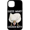 Funny Chicken Butt Joke Meme Gifts Men W Custodia per iPhone 15 Plus Indovina cosa pollo culo umorismo amante del pollo divertente
