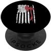 Viking helmet buccaneer thieves robbers Bandiera USA con ascia vichinga PopSockets PopGrip Adesivo