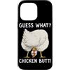Funny Chicken Butt Joke Meme Gifts Men W Custodia per iPhone 14 Pro Max Indovina cosa pollo culo umorismo amante del pollo divertente