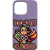 100 Days School Teacher Apparel Custodia per iPhone 15 Pro Max 100 giorni di insegnante di design scolastico Ritorno a scuola