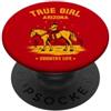 Horse Riding Country Music Desert Arizon True Girl Arizona Country Life Equitazione PopSockets PopGrip Adesivo