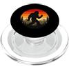 Cryptozoology Cryptids Crew Bigfoot Dito Medio Divertente Montagna Sasquatch PopSockets PopGrip per MagSafe